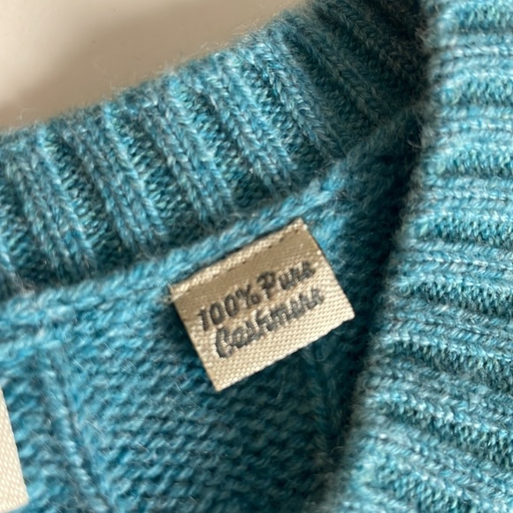 Peter Millar Blue Cashmere Pullover Knit Sweater- XL - Picture 6 of 11